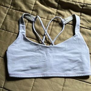 Gently used Lululemon light purple sports bra XXS